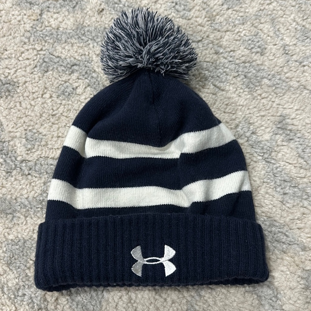 Toddler Under Armour stocking hat. SO CUTE! Excellent condition!